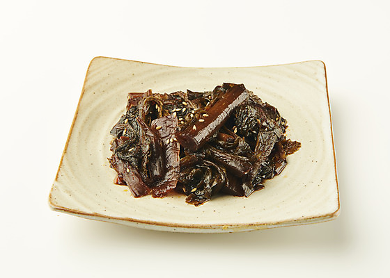 포토 JPG 스튜디오촬영 접시 한식 반찬 실내 사람없음 하이앵글 흰배경 갓 장아찌 집밥 국내포토 식기 음식 뷰포인트 백그라운드 채소 내부 흰색 파일형식