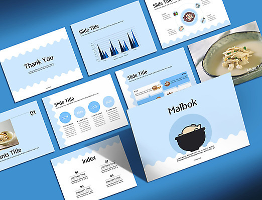 템플릿 그릇 하늘색 비즈니스 그래프 여름음식 사람없음 세트 PPT 프레젠테이션 문서템플릿 보양식 삼계탕 말복 제철음식 9P 이미지템플릿 식기 음식 파란색 복날 몸보신 제철 파일형식 삼복 여름_계절