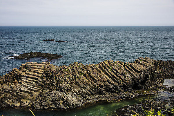 포토 JPG 주간 풍경 사람없음 야외 경주 경상북도 동해 주상절리 수평선 국내포토 자연요소 바다 한국 경상도 파일형식