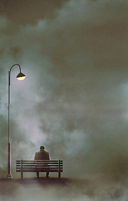 전신 PSD 노년 남자 가로등 벤치 일러스트 한명 앉기 갈색 안개 고독 그리움 우울감 노인남자한명만 공허 국내일러스트 1 공공시설 감정 컬러 컨셉 의자 모션 날씨 사람 성인 남자한명만 노인남자만 파일형식