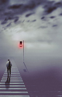 전신 PSD 구름 남자 일러스트 한명 성인 걷기 보라색 비즈니스맨 횡단보도 고독 신호등 적신호 무단횡단 우울감 성인남자한명만 공허 무단 국내일러스트 자연요소 1 감정 컬러 컨셉 비즈니스 모션 사람 직장인 보행로 횡단 남자한명만 성인남자만 파일형식