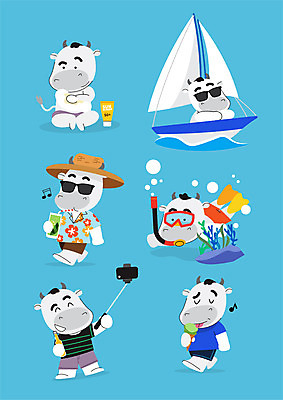 요트 여러마리 일러스트 휴식 맥주 들기 앉기 사람없음 여름휴가 바캉스 선글라스 수영 마시기 소 스노클링 셀프카메라 먹기 선크림 힐링 바르기 소캐릭터 콘아이스크림 잠수경 모히토 셀카봉 하와이안 흰소 국내일러스트 AI파일 패션 안경 동물캐릭터 다수 컨셉 배_교통 포유류 모션 휴가 아이스크림 주류 사진촬영 화장품 수상스포츠 칵테일 물안경 파일형식 벡터 여름_계절
