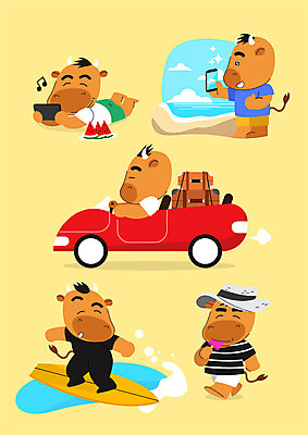 엎드리기 파도 여러마리 일러스트 휴식 수박 들기 해변 사람없음 여름휴가 바캉스 스마트폰 걷기 여행가방 사진촬영 운전 최고 서핑보드 서핑 소 먹기 황소 힐링 스포츠카 소캐릭터 막대아이스크림 모바일게임 수박조각 맛있는 국내일러스트 AI파일 바다 조각 동물캐릭터 다수 컨셉 가방 과일 포유류 모션 자동차 휴가 아이스크림 핸드폰 스마트기기 촬영 게임 수상스포츠 보드_스포츠 파일형식 벡터 여름_계절