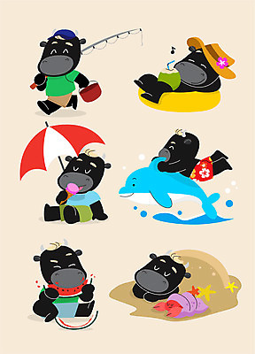 여러마리 일러스트 낚시 휴식 수박 들기 앉기 사람없음 여름휴가 바캉스 모래사장 눕기 걷기 파라솔 소 낚싯대 승차 먹기 돌고래 낮잠 힐링 튜브 소캐릭터 콘아이스크림 모래찜질 소라게 코코넛주스 흑소 국내일러스트 AI파일 바다 동물캐릭터 다수 컨셉 과일 포유류 모션 레저 휴가 아이스크림 수중동물 주스 게 잠 낚시용품 코코넛 파일형식 벡터 여름_계절