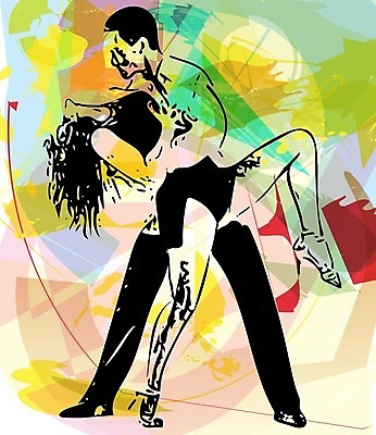 EPS 해외이미지 전신 여자 남자 스포츠 일러스트 서기 성인 두명 스포츠댄서 댄스스포츠 라틴댄스 성인만 해외일러스트 모션 사람 댄서 춤 파일형식 벡터