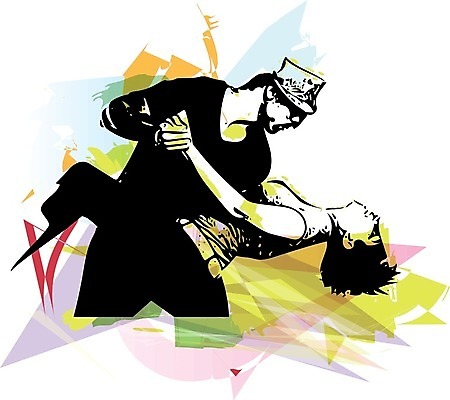 EPS 해외이미지 여자 남자 스포츠 일러스트 상반신 성인 두명 손잡기 스포츠댄서 댄스스포츠 라틴댄스 성인만 해외일러스트 모션 사람 댄서 춤 파일형식 벡터