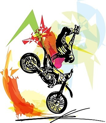 EPS 해외이미지 전신 남자 스포츠 일러스트 한명 성인 오토바이 잡기 헬멧 묘기 바이크레이서 성인남자한명만 해외일러스트 1 모션 사람 바이크 보호장비 남자한명만 성인남자만 파일형식 벡터