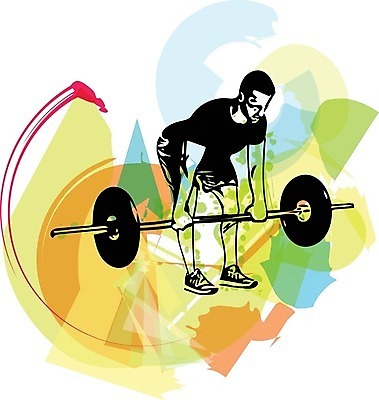 EPS 해외이미지 전신 남자 스포츠 일러스트 한명 서기 들기 성인 운동복 역기 성인남자한명만 데드리프트 해외일러스트 1 옷 모션 사람 남자한명만 성인남자만 파일형식 벡터 운동자세