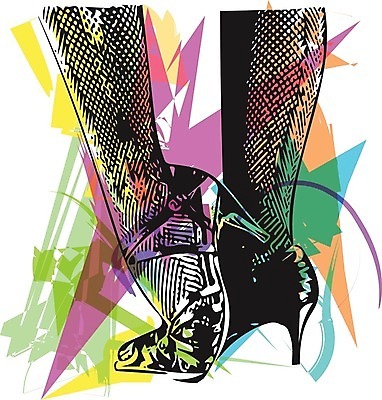 EPS 해외이미지 여자 일러스트 발 한명 성인 신체부위 하반신 하이힐 댄스스포츠 살사댄스 성인여자한명만 해외일러스트 1 구두 스포츠 사람 춤 여성화 여자한명만 성인여자만 파일형식 벡터