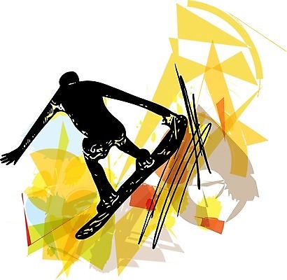 EPS 해외이미지 전신 남자 스포츠 일러스트 한명 성인 노란색 스노우보드 스노보더 스노보드복 성인남자한명만 해외일러스트 1 컬러 운동선수 사람 보드_스포츠 남자한명만 성인남자만 파일형식 벡터