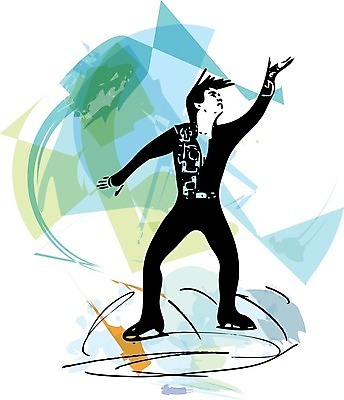 EPS 해외이미지 전신 남자 일러스트 겨울스포츠 한명 성인 피겨스케이팅 피겨선수 피겨스케이터 성인남자한명만 해외일러스트 1 스포츠 운동선수 사람 스케이팅 스케이터 남자한명만 성인남자만 파일형식 벡터