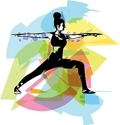 EPS 해외이미지 전신 여자 스포츠 일러스트 요가 한명 성인 운동 성인여자한명만 해외일러스트 1 웰빙 건강 사람 여자한명만 성인여자만 파일형식 벡터