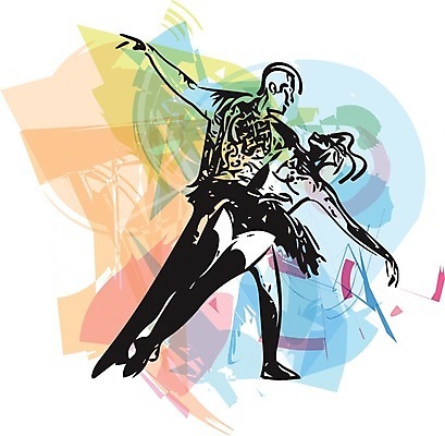 EPS 해외이미지 전신 커플 여자 남자 일러스트 성인 두명 발레 발레리나 발레복 발레리노 성인만 해외일러스트 옷 관계 사람 춤 파일형식 벡터