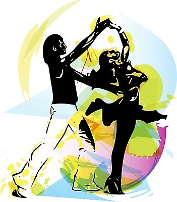 EPS 해외이미지 전신 커플 드레스 여자 남자 일러스트 성인 두명 댄스스포츠 라틴댄스 성인만 해외일러스트 옷 스포츠 관계 사람 춤 파일형식 벡터