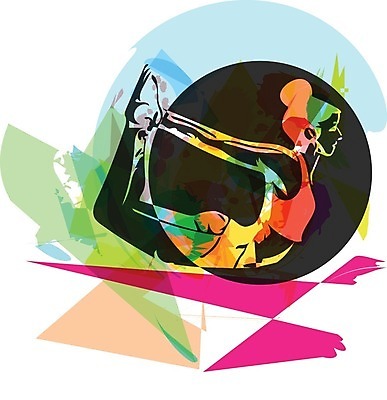 EPS 해외이미지 전신 여자 엎드리기 스포츠 일러스트 요가 추상 한명 성인 성인여자한명만 해외일러스트 1 웰빙 무늬 모션 사람 여자한명만 성인여자만 파일형식 벡터