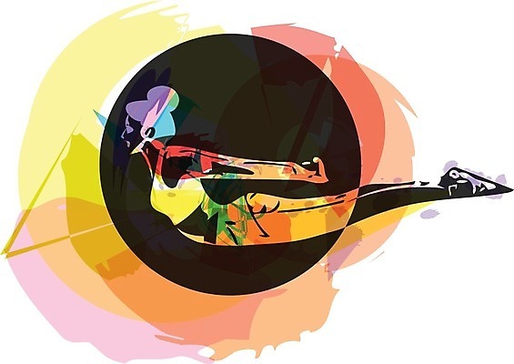 EPS 해외이미지 전신 여자 엎드리기 스포츠 일러스트 요가 추상 한명 성인 원형 성인여자한명만 해외일러스트 도형 1 웰빙 무늬 모션 사람 여자한명만 성인여자만 파일형식 벡터