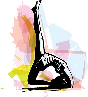 EPS 해외이미지 전신 여자 스포츠 일러스트 요가 추상 한명 성인 성인여자한명만 해외일러스트 1 웰빙 무늬 사람 여자한명만 성인여자만 파일형식 벡터