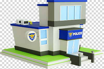 편집 편집이미지 누끼 사람없음 건물 3D소스 3D 심볼 디지털합성 PNG 경찰서 편집소스 건축물 경찰 파일형식