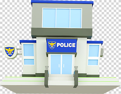 편집 편집이미지 누끼 사람없음 건물 3D소스 3D 심볼 디지털합성 PNG 경찰서 편집소스 건축물 경찰 파일형식