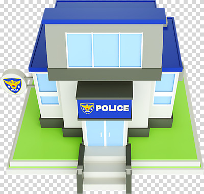 편집 편집이미지 누끼 사람없음 건물 3D소스 3D 심볼 디지털합성 PNG 경찰서 편집소스 건축물 경찰 파일형식