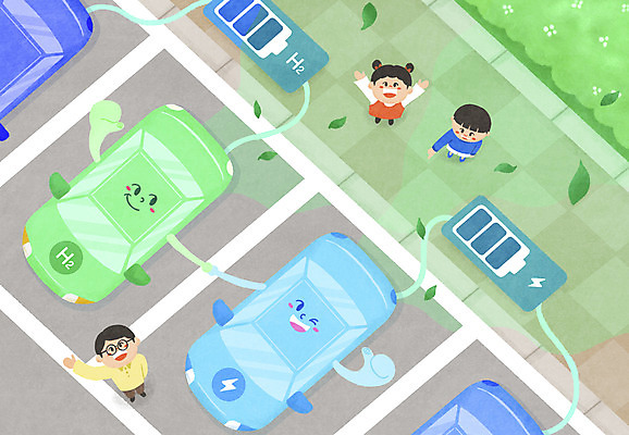 전신 PSD 여자 남자 어린이 일러스트 나뭇잎 소녀 소년 성인 세명 자연보호 자녀 가리킴 아빠 그린에너지 전기에너지 건전지 에코 친환경 손인사 주차장 충전 수소에너지 전기자동차 충전기 수소자동차 국내일러스트 에너지의날 기념일 잎 가족 자동차 자연 사람 손짓 환경 기계 에너지 인사 보호 파일형식