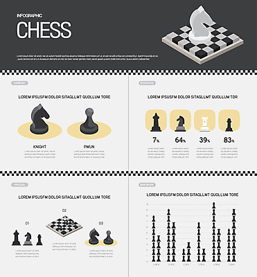 일러스트 그래프 사람없음 인포그래픽 회색 체스말 체스 체스판 국내일러스트 AI파일 컬러 놀이 말_게임 파일형식 벡터