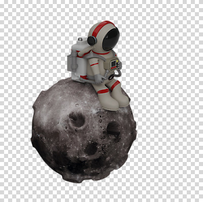 전신 편집 편집이미지 한명 누끼 앉기 3D소스 3D 우주 우주비행사 달 디지털합성 우주복 PNG 편집소스 자연요소 1 옷 모션 사람 파일형식