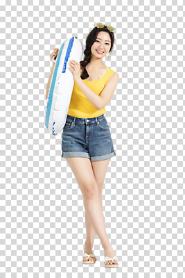 전신 편집 편집이미지 여자 한명 서기 미소 들기 누끼 20대 성인 앞모습 캐주얼 여름휴가 바캉스 선글라스 즐거움 튜브 PNG 성인여자한명만 편집소스 1 옷 감정 안경 뷰포인트 모션 휴가 표정 사람 청년 여자한명만 성인여자만 파일형식 여름_계절