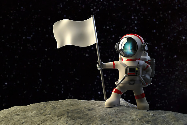 전신 PSD 편집 편집이미지 허리손 3D캐릭터 한명 서기 사람 3D 우주 우주비행사 깃발 잡기 자신감 디지털합성 우주복 편집소스 편집3D 캐릭터 1 옷 감정 포즈 모션 파일형식