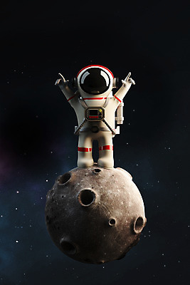 전신 PSD 편집 편집이미지 3D캐릭터 한명 서기 사람 3D 우주 만세 우주비행사 달 디지털합성 우주복 편집소스 편집3D 자연요소 캐릭터 1 옷 모션 파일형식