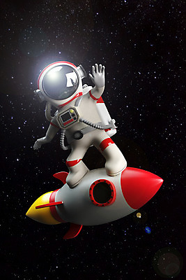 전신 PSD 편집 편집이미지 밤하늘 3D캐릭터 한명 사람 빛 3D 손들기 우주 로켓 우주비행사 승차 디지털합성 우주복 편집소스 편집3D 캐릭터 1 옷 모션 하늘 야간 파일형식