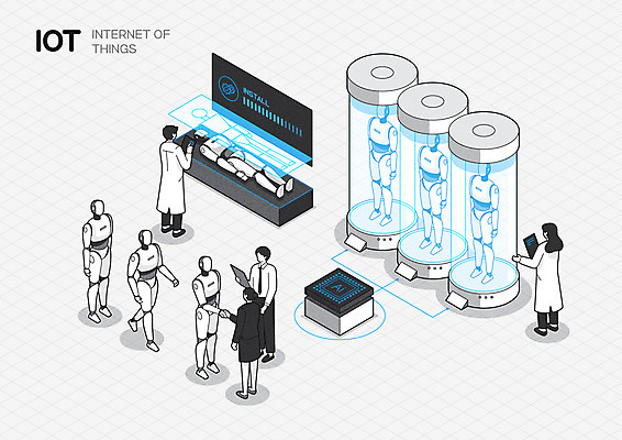 전신 여자 남자 일러스트 악수 실험 서기 들기 여러명 성인 연구실 연구원 스마트 로봇 시험관 아이소메트릭 연구소 사물인터넷 성인만 휴머노이드 4차산업 AI_인공지능 국내일러스트 AI파일 직업 산업 다수 컨셉 모션 실험기구 정보기술 사람 손짓 파일형식 벡터