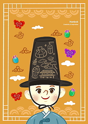 PSD 구름 헤어스타일 남자 나비 일러스트 한옥 복주머니 한명 상반신 성인 노란색 한복 청사초롱 갓 선비 청자 성인남자한명만 국내일러스트 갓모자 자연요소 모자_잡화 1 한국전통 컬러 곤충 고건축 채소 전통소품 사람 전통의상 초롱 남자한명만 성인남자만 파일형식