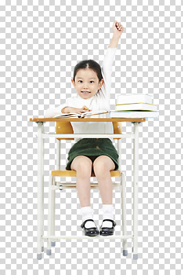 전신 편집 편집이미지 여자 어린이교육 어린이 수업 한명 미소 누끼 앉기 소녀 앞모습 책 손들기 한국인 발표 질문 집중 책상 PNG 우등생 소녀한명만 편집소스 1 학생 교육 뷰포인트 가구 컨셉 모션 표정 사람 동양인 여자한명만 소녀만 파일형식