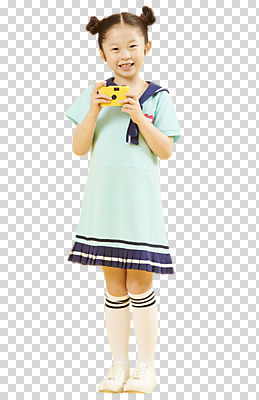 전신 편집 편집이미지 여자 어린이 여행 휴식 한명 서기 미소 들기 누끼 소녀 취미 앞모습 장난감 카메라 사진촬영 한국인 즐거움 PNG 소녀한명만 편집소스 1 감정 뷰포인트 컨셉 모션 표정 사람 동양인 전자제품 촬영 여자한명만 소녀만 파일형식