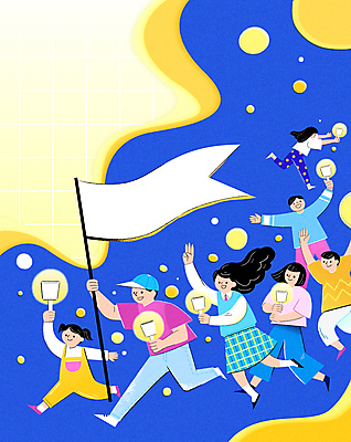 전신 학생 여자 남자 교복 어린이 캠페인 일러스트 촛불 응원 청소년 함께함 들기 소녀 소년 여러명 성인 파란색 빛 평화 걷기 깃발 사회이슈 화합 참여 촛불시위 카피스페이스 시위대 평화시위 국내일러스트 AI파일 옷 컬러 다수 컨셉 초 모션 사람 공백 시위 파일형식 벡터