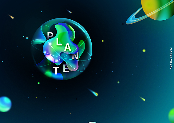 PSD 별 백그라운드 일러스트 타이포그라피 사람없음 우주 행성 남색 국내일러스트 자연요소 문자 컬러 파일형식