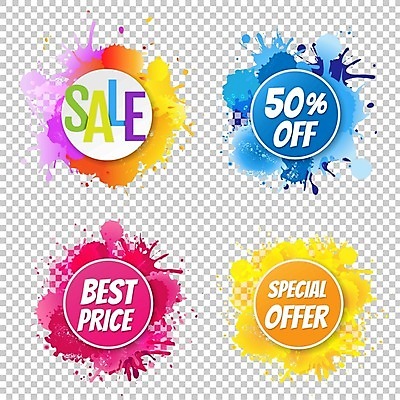 EPS 해외이미지 배너 일러스트 이벤트 사람없음 세트 세일 여름쇼핑 해외202004 해외일러스트 쇼핑 파일형식 벡터 여름_계절