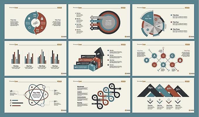 EPS 해외이미지 화살표 시계 일러스트 비즈니스 전구 통계 돋보기 그래프 사람없음 자료 인포그래픽 돈자루 삼각형 막대그래프 원그래프 닻 베이지색 해외일러스트 도형 컬러 돈 파일형식 벡터
