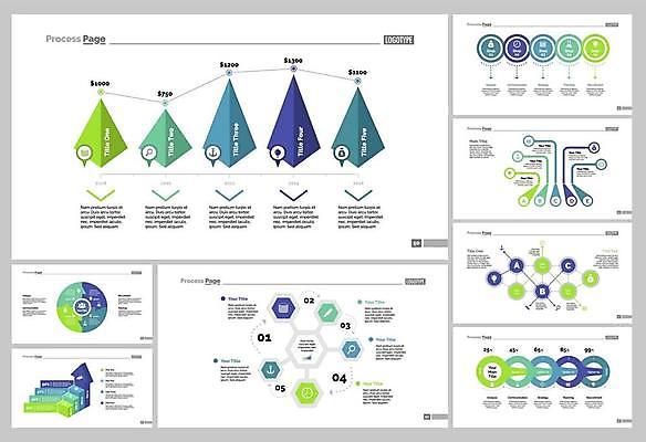 EPS 해외이미지 알파벳 화살표 시계 일러스트 비즈니스 전구 돋보기 그래프 사람없음 초록색 파란색 자료 인포그래픽 원형 돈자루 육각형 닻 회계 삼각뿔 해외일러스트 도형 영어 컬러 돈 경제 파일형식 벡터