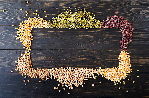 포토 JPG 해외이미지 식재료 콩 실내 사람없음 강낭콩 녹두 단백질 병아리콩 옥수수알갱이 나무배경 해외포토 백그라운드 곡류 옥수수 내부 영양소 파일형식