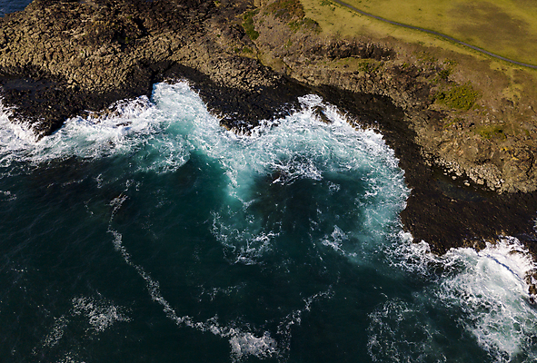 포토 JPG 해외이미지 주간 파도 바다 풍경 사람없음 야외 하이앵글 항공촬영 드론 해외포토 자연요소 뷰포인트 파일형식