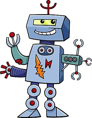 EPS 해외이미지 캐릭터 하늘색 일러스트 사람없음 만화 로봇 코믹 안드로이드 해외202004 해외일러스트 일러캐릭터 파란색 파일형식 벡터