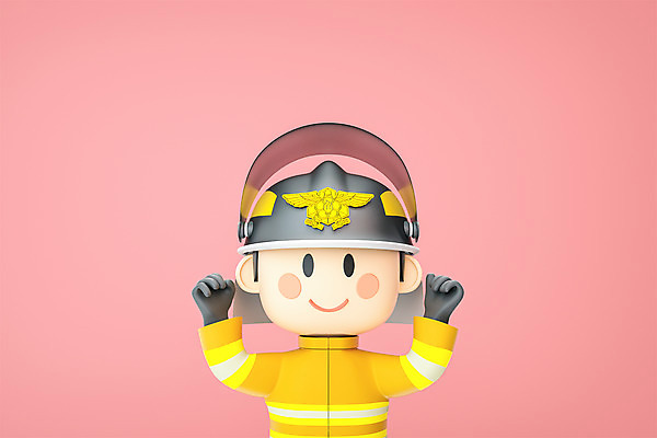PSD 편집 편집이미지 남자 분홍색 3D캐릭터 직업캐릭터 한명 상반신 성인 3D 파이팅 소방관 디지털합성 119 소방관모자 성인남자한명만 편집소스 방호복 편집3D 직업 캐릭터 모자_잡화 1 옷 컬러 모션 사람 구조원 소방 전화번호 남자한명만 성인남자만 파일형식