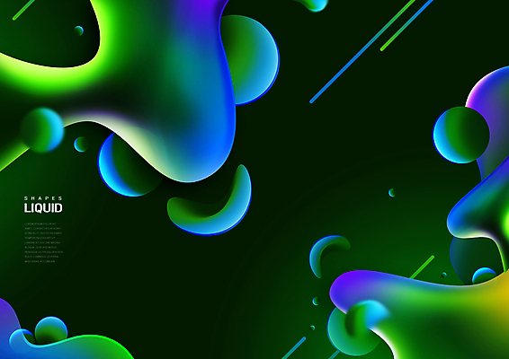 PSD 그래픽백그라운드 일러스트 사람없음 초록색 액체 국내일러스트 컬러 백그라운드 그래픽 파일형식