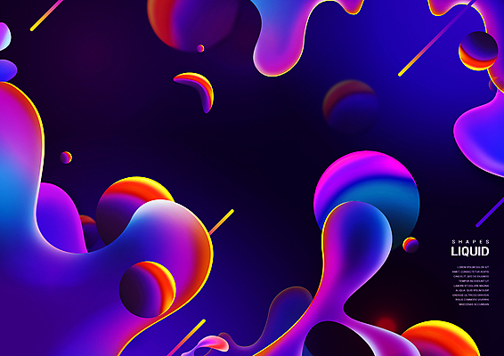 PSD 그래픽백그라운드 일러스트 사람없음 보라색 원형 액체 대각선 국내일러스트 도형 선 컬러 백그라운드 그래픽 파일형식