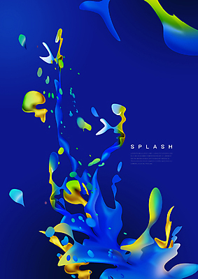 PSD 그래픽백그라운드 일러스트 사람없음 물 파란색 액체 스플래쉬 국내일러스트 자연요소 컬러 백그라운드 그래픽 파일형식