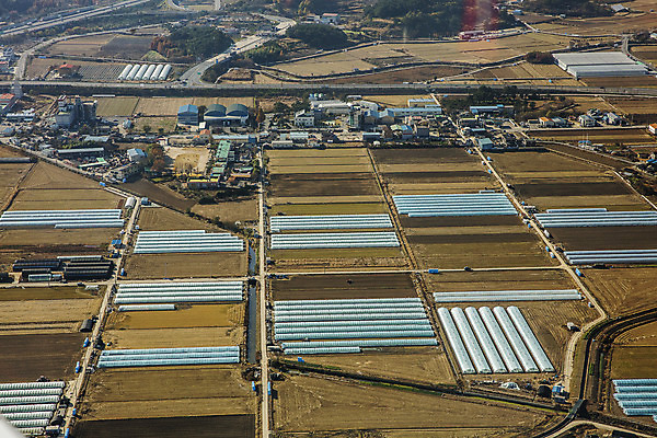 포토 JPG 주간 논 사람없음 야외 농촌 경상남도 비닐하우스 함양 전경 국내포토 자연요소 농업 풍경 시골 경상도 파일형식 탑뷰