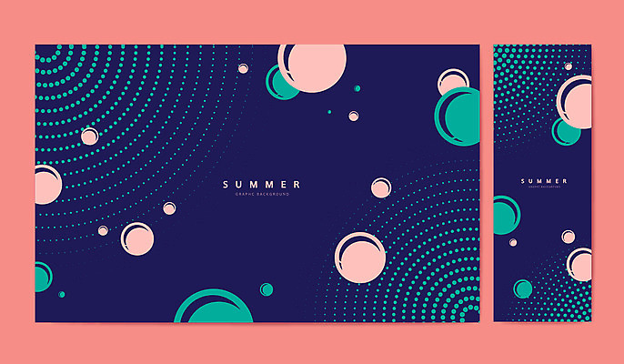 그래픽백그라운드 일러스트 사람없음 여름 물방울 원형 남색 파동 계절백그라운드 국내일러스트 AI파일 도형 계절 컬러 백그라운드 순간포착 그래픽 파일형식 벡터