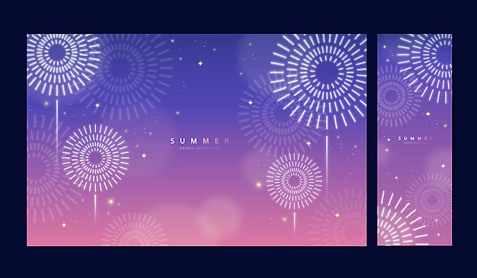 별 그래픽백그라운드 일러스트 밤하늘 불꽃놀이 사람없음 여름 보라색 계절백그라운드 국내일러스트 AI파일 자연요소 계절 컬러 백그라운드 놀이 하늘 그래픽 야간 파일형식 벡터